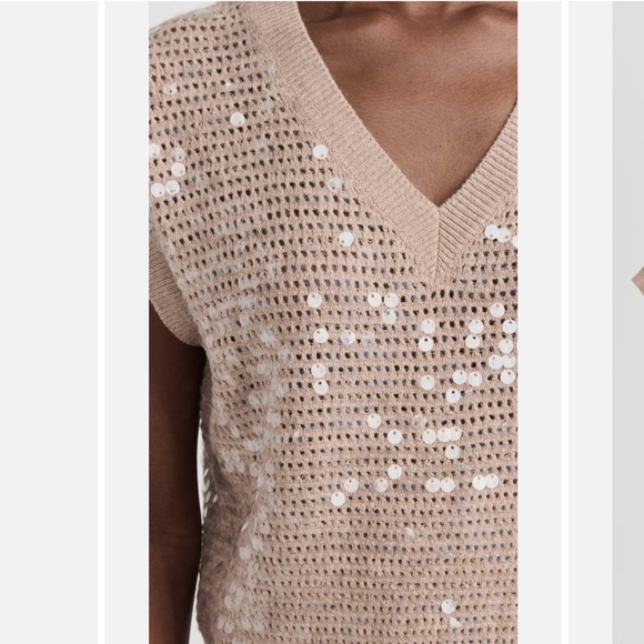 Madewell Sequin-Embellished Sweater Vest - Picture 16 of 16